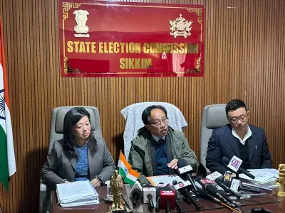 Sikkim: शहरी स्थानीय निकाय चुनाव 24 अप्रैल को होंगे Sikkim: शहरी स्थानीय निकाय चुनाव 24 अप्रैल को होंगे