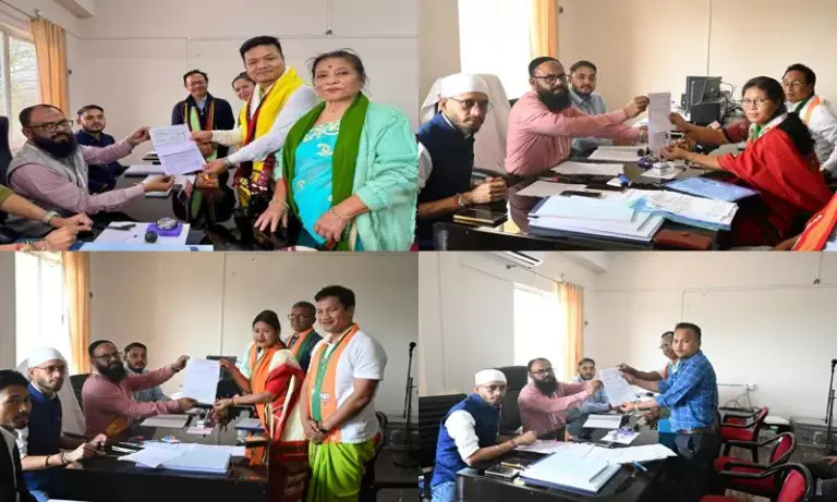 Assam polls: हाफलोंग में चार उम्मीदवार मैदान में, कांग्रेस की प्रत्याशी नंदिता गोरलोसा भी शामिल Assam polls: हाफलोंग में चार उम्मीदवार मैदान में, कांग्रेस की प्रत्याशी नंदिता गोरलोसा भी शामिल