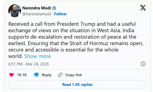 अंतरराष्ट्रीय सुरक्षा पर चर्चा, ट्रंप और मोदी ने की अहम फोन वार्ता अंतरराष्ट्रीय सुरक्षा पर चर्चा, ट्रंप और मोदी ने की अहम फोन वार्ता
