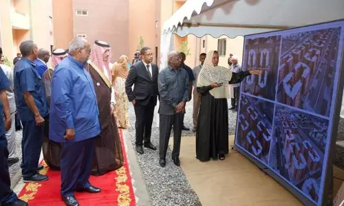 सऊदी फंड फॉर डेवलपमेंट ने  Djibouti  में सामाजिक आवास परियोजना का किया उद्घाटन