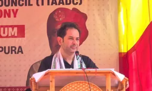 टीटीएएडीसी चुनाव 2026 के लिए टिपरा मोथा पार्टी ने 28 उम्मीदवारों की सूची जारी की टीटीएएडीसी चुनाव 2026 के लिए टिपरा मोथा पार्टी ने 28 उम्मीदवारों की सूची जारी की