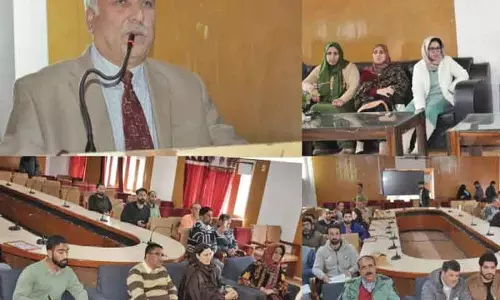 Srinagar हसनैन मसूदी ने टीबी मुक्त पंचायतों को सम्मानित किया Srinagar हसनैन मसूदी ने टीबी मुक्त पंचायतों को सम्मानित किया