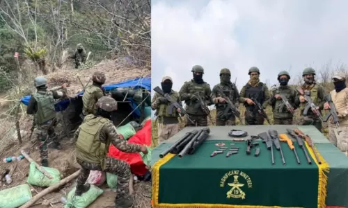 Manipur : सुरक्षा बलों ने कामजोंग और उखरुल में कुकी और नागा बंकरों को नष्ट कर दिया Manipur : सुरक्षा बलों ने कामजोंग और उखरुल में कुकी और नागा बंकरों को नष्ट कर दिया