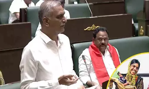 Harish Rao ने ₹18,000 सैलरी पेमेंट टाइमलाइन पर सरकार से सवाल किया Harish Rao ने ₹18,000 सैलरी पेमेंट टाइमलाइन पर सरकार से सवाल किया