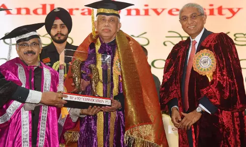 आंध्र विश्वविद्यालय के 91वें–92वें दीक्षांत समारोह में 441 PhD डिग्री प्रदान आंध्र विश्वविद्यालय के 91वें–92वें दीक्षांत समारोह में 441 PhD डिग्री प्रदान
