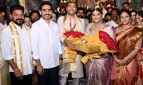 Guntur में हाई-प्रोफाइल शादी, दोनों मुख्यमंत्रियों की मौजूदगी बनी चर्चा का केंद्र