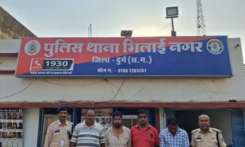 भिलाई-3 में अवैध सट्टा संचालन पर पुलिस का बड़ा सफलता, 4 आरोपी गिरफ्तार