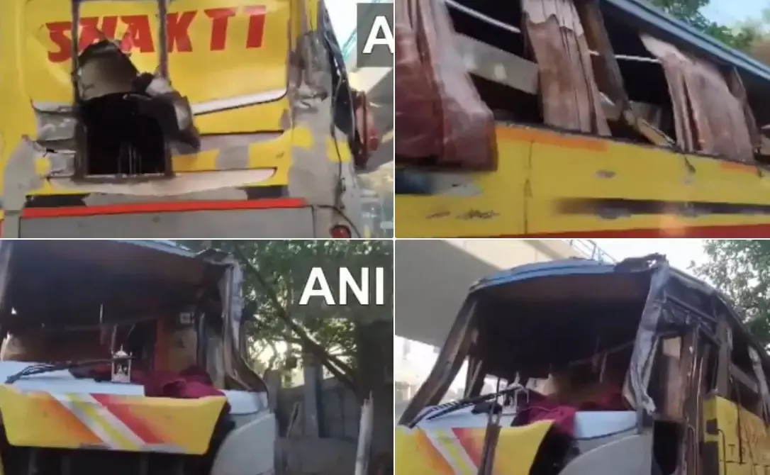 New Delhi: करोल बाग में स्लीपर बस पलटी, 2 की मौत New Delhi: करोल बाग में स्लीपर बस पलटी, 2 की मौत