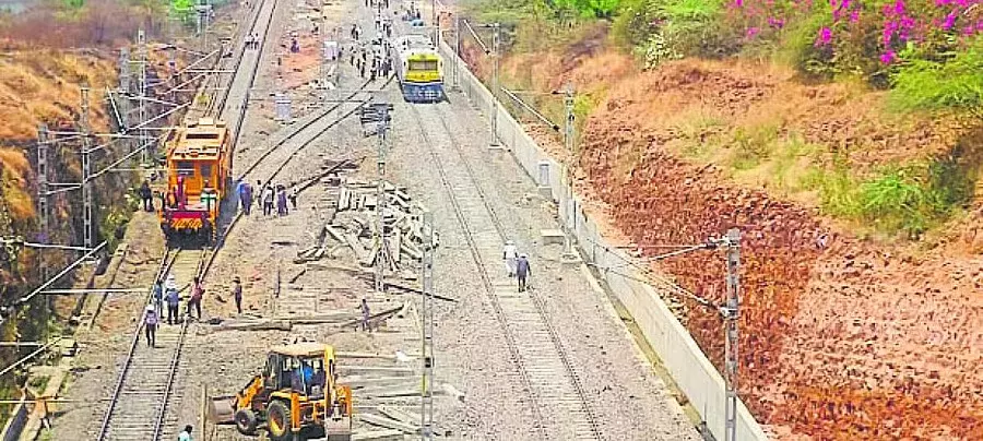 Gadag-हुतगी रेल लाइन का काम पूरा: ट्रेन यातायात के लिए तैयार Gadag-हुतगी रेल लाइन का काम पूरा: ट्रेन यातायात के लिए तैयार