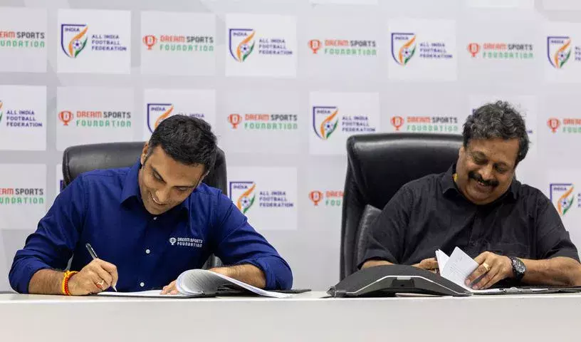AIFF ने ड्रीम स्पोर्ट्स फाउंडेशन के साथ डील साइन की