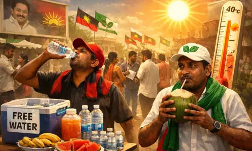 चुनाव प्रचार शुरू होते ही Chennai में बढ़ी गर्मी