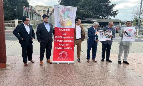 सिंध को सिस्टमैटिक तरीके से अलग-थलग करना: वर्ल्ड सिंधी कांग्रेस ने जिनेवा में UN में विरोध प्रदर्शन किया सिंध को सिस्टमैटिक तरीके से अलग-थलग करना: वर्ल्ड सिंधी कांग्रेस ने जिनेवा में UN में विरोध प्रदर्शन किया