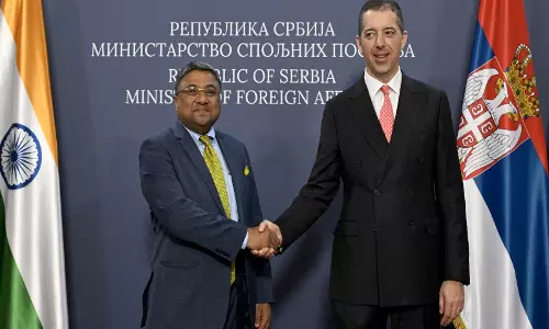भारत और Serbia के बीच विदेश कार्यालय परामर्श का 9वां दौर आयोजित हुआ भारत और Serbia के बीच विदेश कार्यालय परामर्श का 9वां दौर आयोजित हुआ