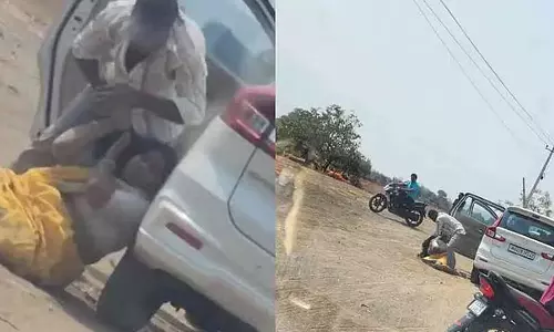 Kalaburagi : बीच सड़क पर पत्नी का गला रेतकर मर्डर; शव पर कार चढ़ाने के आरोप में पति गिरफ्तार
