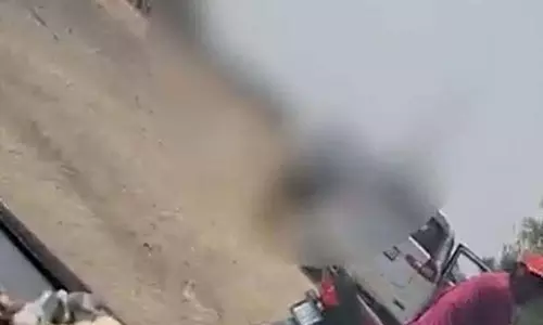आदमी ने सरेआम बेरहमी से काम किया, राहगीरों ने घटना का Film बनाया