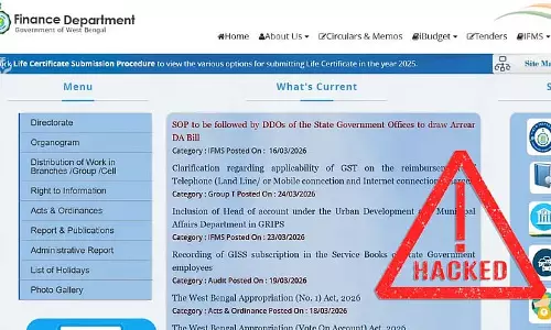 राज्य वित्त विभाग की वेबसाइट hack? गूगल अलर्ट से विवाद खड़ा हो गया राज्य वित्त विभाग की वेबसाइट hack? गूगल अलर्ट से विवाद खड़ा हो गया