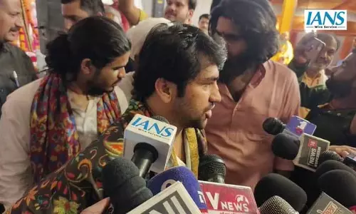 Chhatarpur में अष्टधातु की विशाल प्रतिमा से बढ़ी संस्कृति और आध्यात्मिक गौरव की भावना Chhatarpur में अष्टधातु की विशाल प्रतिमा से बढ़ी संस्कृति और आध्यात्मिक गौरव की भावना