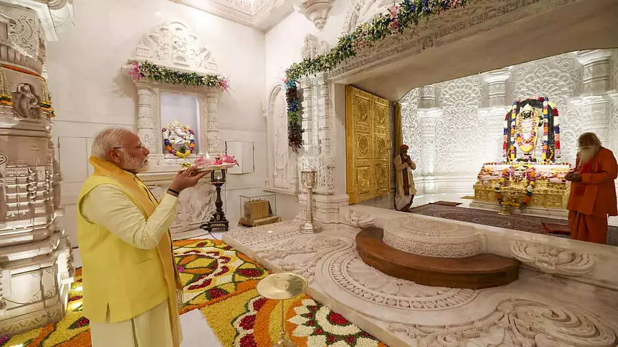 मर्यादा पुरुषोत्तम हमेशा प्रेरित करते हैं: PM Modi ने राम नवमी पर लोगों को शुभकामनाएं दीं मर्यादा पुरुषोत्तम हमेशा प्रेरित करते हैं: PM Modi ने राम नवमी पर लोगों को शुभकामनाएं दीं