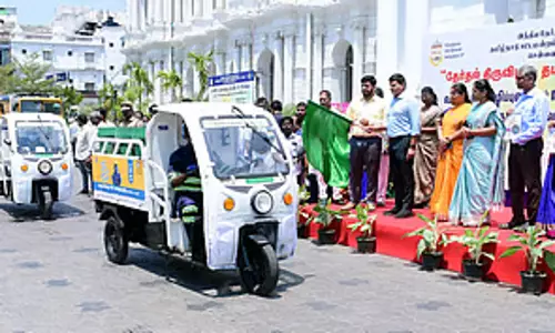Tamil Nadu : कचरा उठाने वाली गाड़ियों पर भी चुनाव जागरूकता अभियान Tamil Nadu : कचरा उठाने वाली गाड़ियों पर भी चुनाव जागरूकता अभियान
