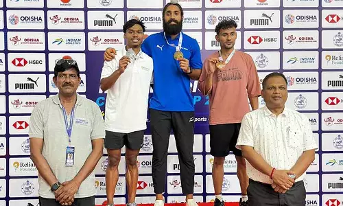 Jalandhar: नेशनल इंडोर एथलेटिक्स चैंपियनशिप में 60m में शहर के स्प्रिंटर ने चमक बिखेरी