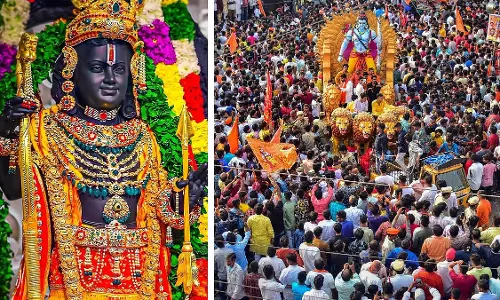 Bhopal: 2k से ज़्यादा भंडारे, भक्तों ने प्रार्थना और भोज के साथ राम नवमी मनाई Bhopal: 2k से ज़्यादा भंडारे, भक्तों ने प्रार्थना और भोज के साथ राम नवमी मनाई