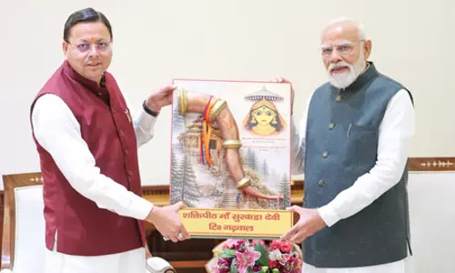 पीएम मोदी से मिले सीएम धामी पीएम मोदी से मिले सीएम धामी