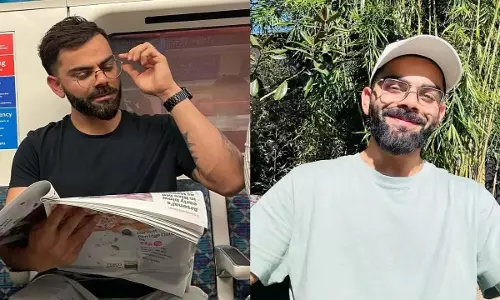 विराट कोहली: IPL 2026 सीज़न से पहले नए लोटस स्लीव टैटू का अनावरण किया विराट कोहली: IPL 2026 सीज़न से पहले नए लोटस स्लीव टैटू का अनावरण किया
