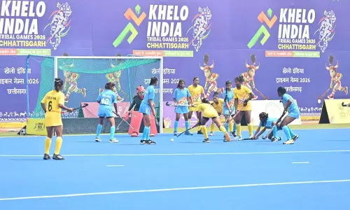 खेलो इंडिया ट्राइबल गेम्स 2026, महिला हॉकी में एकतरफा मुकाबले