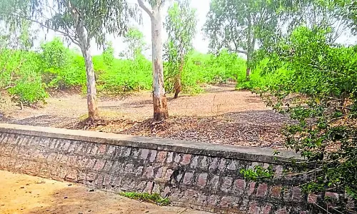 Koppal : गर्मियों से पहले झीलें सुखी Koppal : गर्मियों से पहले झीलें सुखी