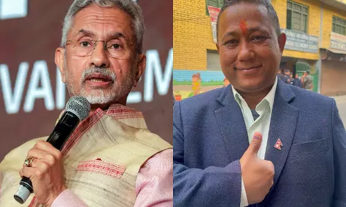 विदेश मंत्री Jaishankar ने नेपाल के विदेश मंत्री के रूप में नियुक्ति पर शिशिर खनाल को बधाई दी विदेश मंत्री Jaishankar ने नेपाल के विदेश मंत्री के रूप में नियुक्ति पर शिशिर खनाल को बधाई दी