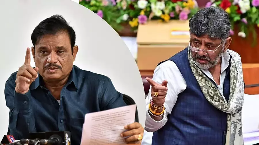 D.K. Shivakumar-मुनिरत्न के बीच विधानसभा में लड़ाई: सदन अपने रास्ते से भटक गया है D.K. Shivakumar-मुनिरत्न के बीच विधानसभा में लड़ाई: सदन अपने रास्ते से भटक गया है