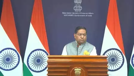 अमेरिका में होने वाले जी-20 शिखर सम्मेलन में भाग लेने के लिए भारत उत्सुक : एमईए अमेरिका में होने वाले जी-20 शिखर सम्मेलन में भाग लेने के लिए भारत उत्सुक : एमईए