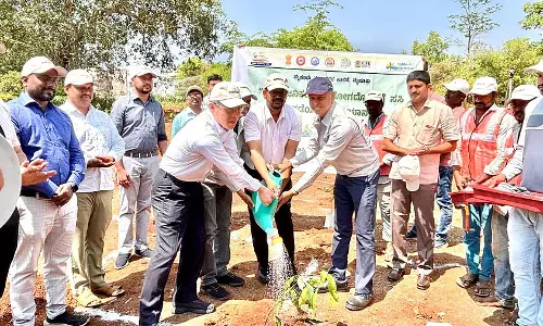 मैसूर: MCC ने दत्तगल्ली में वनरोपण का मियावाकी तरीका शुरू किया मैसूर: MCC ने दत्तगल्ली में वनरोपण का मियावाकी तरीका शुरू किया