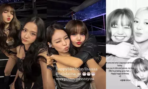 Lisa 29 साल की हुईं, BLACKPINK मेंबर्स ने टूर की रेयर तस्वीरें शेयर कीं Lisa 29 साल की हुईं, BLACKPINK मेंबर्स ने टूर की रेयर तस्वीरें शेयर कीं