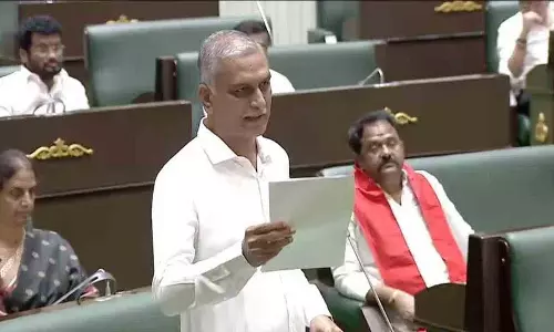मंत्री पोंगुलेटी को इस्तीफा देना चाहिए और जांच का सामना करना चाहिए: Harish Rao मंत्री पोंगुलेटी को इस्तीफा देना चाहिए और जांच का सामना करना चाहिए: Harish Rao