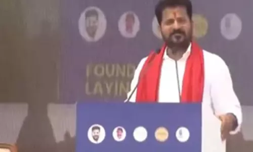 Revanth Reddy ने मुसी रिवरफ्रंट मंदिर पुनर्विकास की आधारशिला रखी