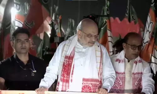Assam Assembly Elections: अमित शाह का गुवाहाटी में रोड शो शुरू