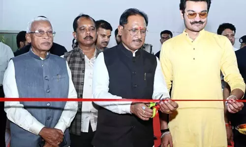 मुख्यमंत्री विष्णुदेव साय ने इनडोर वॉल क्लाइंबिंग हॉल का किया उद्घाटन