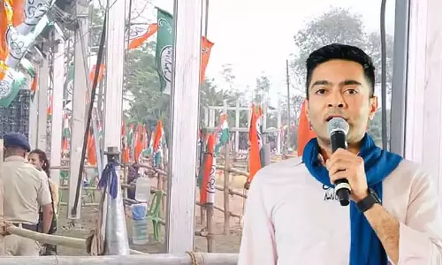 Copter लैंड नहीं कर पाया, भगवानगोला में अभिषेकम मीटिंग कैंसिल कर दी गई