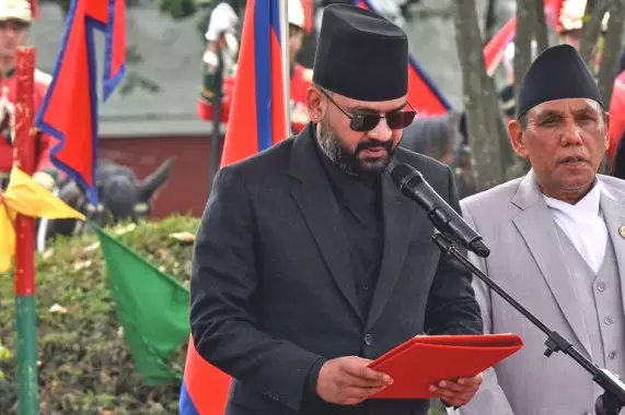Sikkim: बालेंद्र शाह ने नेपाल के अब तक के सबसे युवा प्रधानमंत्री के रूप में शपथ ली Sikkim: बालेंद्र शाह ने नेपाल के अब तक के सबसे युवा प्रधानमंत्री के रूप में शपथ ली