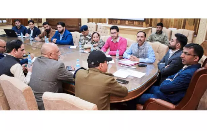 Div Com Kashmir ने चिंतन शिविर की तैयारियों का जायजा लिया Div Com Kashmir ने चिंतन शिविर की तैयारियों का जायजा लिया