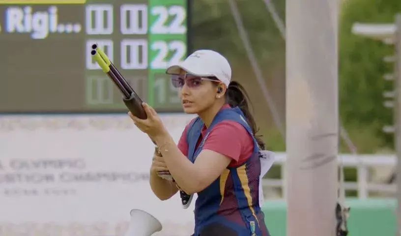 माहेश्वरी चौहान ISSF वर्ल्ड कप फाइनल के क़रीब माहेश्वरी चौहान ISSF वर्ल्ड कप फाइनल के क़रीब