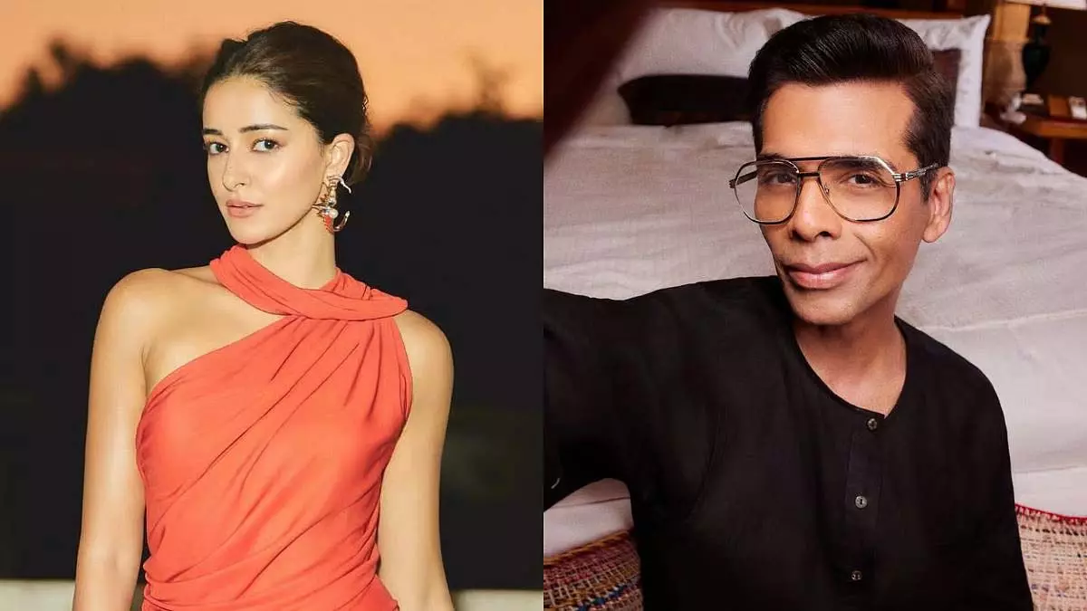 Karan Johar के अनन्या पांडे की पीठ थपथपाने से ऑनलाइन बहस छिड़ गई Karan Johar के अनन्या पांडे की पीठ थपथपाने से ऑनलाइन बहस छिड़ गई