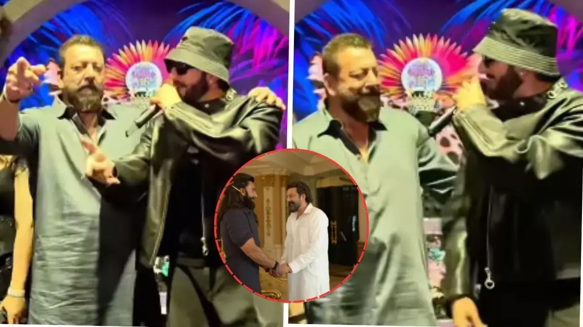 धुरंधर के को-स्टार रणवीर सिंह-संजय दत्त ने एक पार्टी में अरी अरी पर वाइब दी धुरंधर के को-स्टार रणवीर सिंह-संजय दत्त ने एक पार्टी में अरी अरी पर वाइब दी