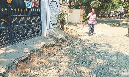 Chennai: वीरबाथरन स्ट्रीट पर ऊबड़-खाबड़ सड़क नुंगमबक्कम के निवासियों को परेशान कर रही है