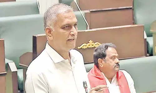 Harish Rao ने विधानसभा में मार्शलों को बर्खास्त कर दिया
