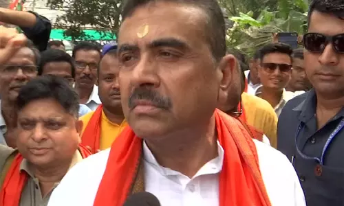 WB के नेता प्रतिपक्ष सुवेंदु अधिकारी ने अमित शाह को देश का नया चाणक्य बताया WB के नेता प्रतिपक्ष सुवेंदु अधिकारी ने अमित शाह को देश का नया चाणक्य बताया