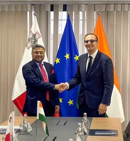 भारत और माल्टा के बीच व्यापार, निवेश, पर्यटन और शिक्षा क्षेत्रों में सहयोग बढ़ाने पर बनी सहमति भारत और माल्टा के बीच व्यापार, निवेश, पर्यटन और शिक्षा क्षेत्रों में सहयोग बढ़ाने पर बनी सहमति