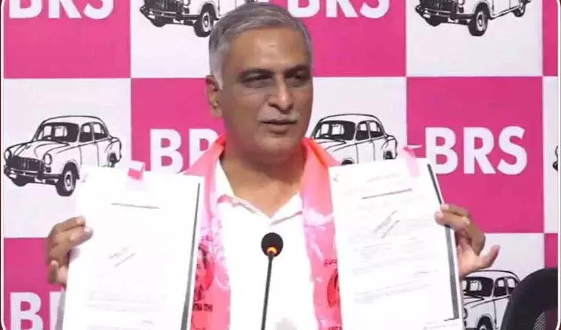 Harish Rao ने विधानसभा पर माइनिंग जांच को लेकर दलितों का राजनीतिकरण करने का आरोप लगाया Harish Rao ने विधानसभा पर माइनिंग जांच को लेकर दलितों का राजनीतिकरण करने का आरोप लगाया