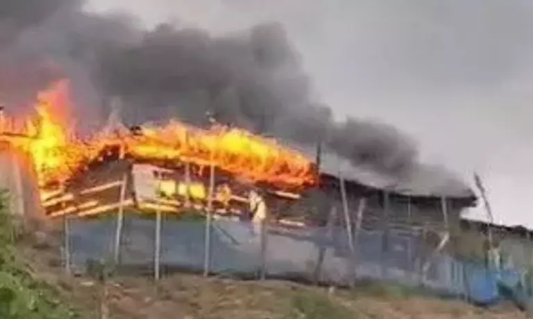 Manipur: पूर्वी फ्लैंक के चार सदस्यों की हत्या के बाद भीड़ ने NSCN-IM के ऑफिस में आग लगा दी